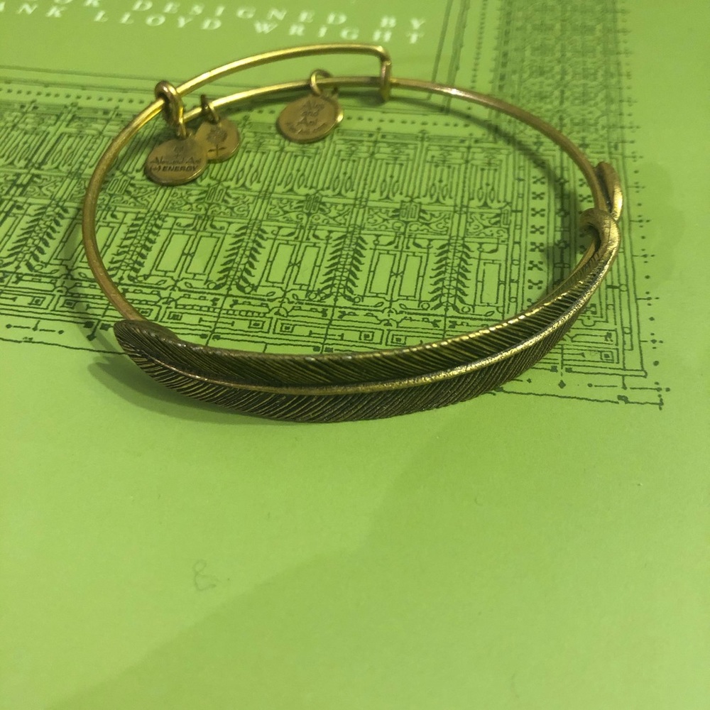 Alex & Ani Plume Feather Bangle